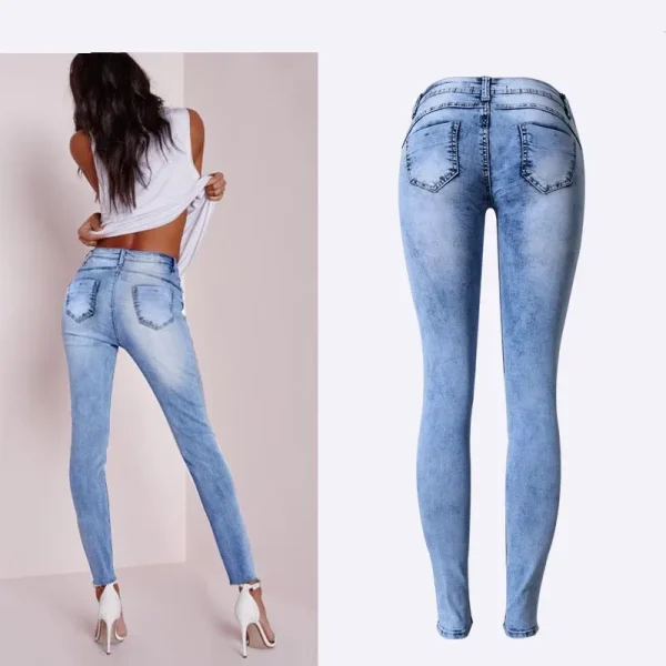 Summer Style Low Waist Fashion Jeans - Image 3