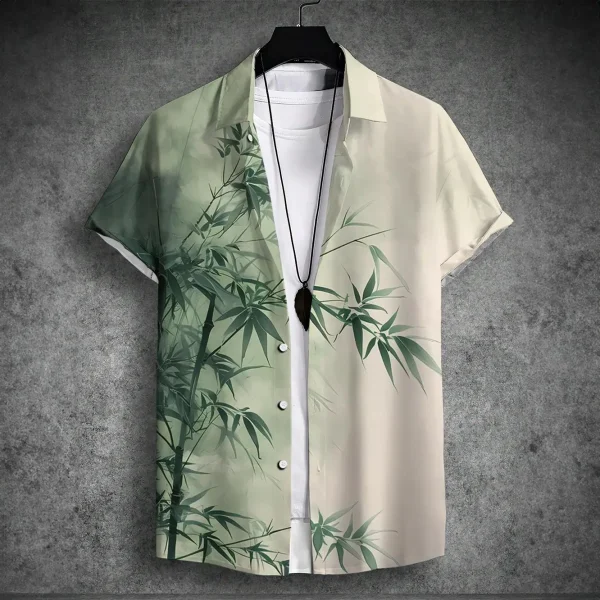 2024 new men's short-sleeved shirt - Image 6