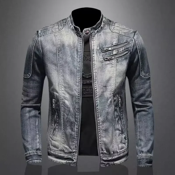 Denim Jackets Men Casual - Image 3