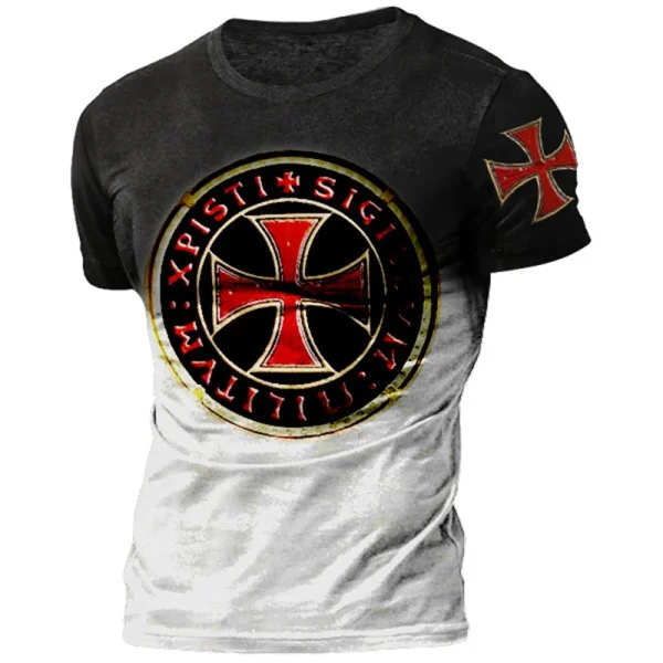 Vintage Men's T-Shirt 3D Print - Image 7