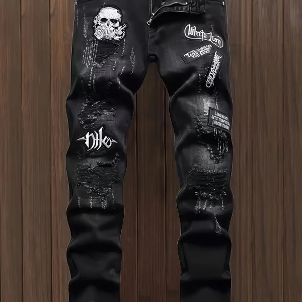 Inspired Mens Ripped Jeans - Image 6