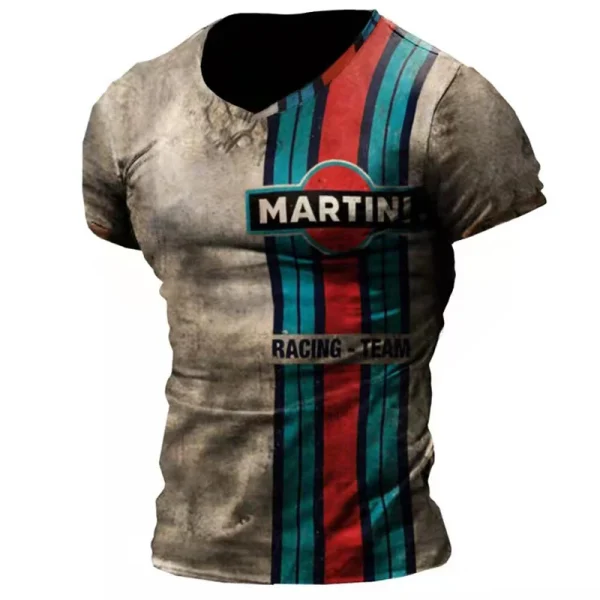 Vintage Men's T-Shirt 3D Print - Image 4