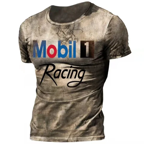 Vintage Men's T-Shirt 3D Print - Image 3