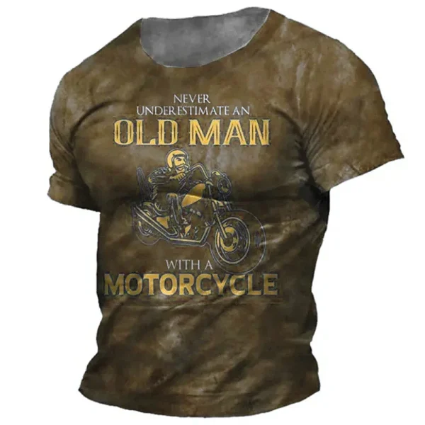Vintage Men's T-Shirt 3D Print - Image 24