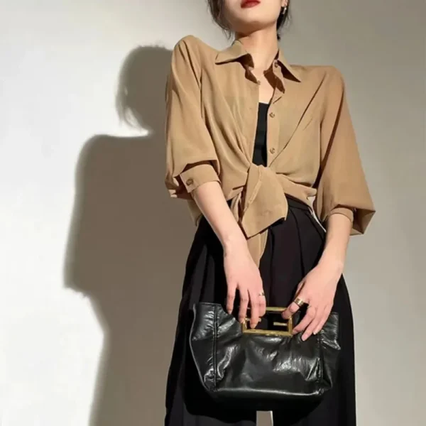 Blouse for Women 2024 Summer - Image 4