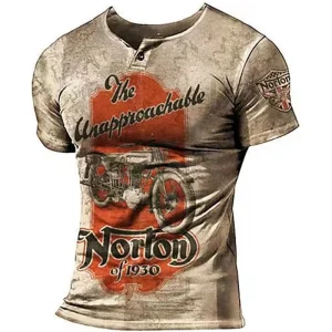 Vintage Men's T-Shirt 3D Print