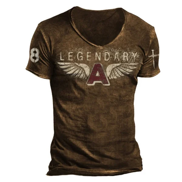 Vintage Men's T-Shirt 3D Print - Image 11