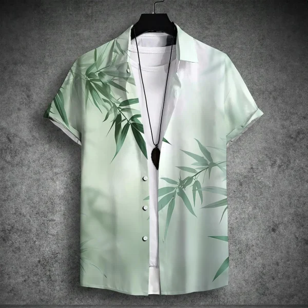 2024 new men's short-sleeved shirt - Image 2