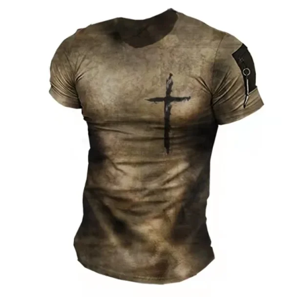 Vintage Men's T-Shirt 3D Print - Image 14